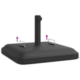Parasol Base with Handles for Ø38 / 48 mm Poles 27 kg Square - Close-Up Angle