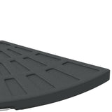 Parasol Base Weight with Handle for Cross Stand Parasols 14 kg - Close-Up Angle