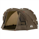 Fishing Tent 4-Person Olive Green Waterproof - 45-Degree Angle