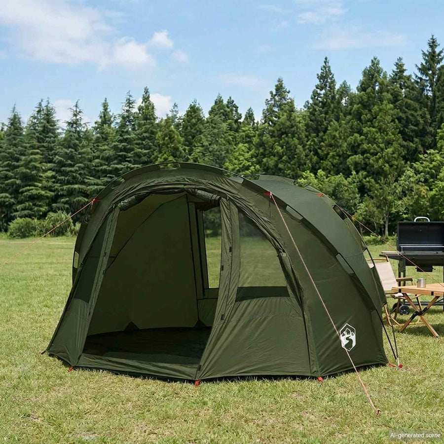 Fishing Tent 2-Person Olive Green Waterproof