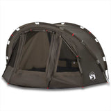 Fishing Tent 2-Person Brown Waterproof