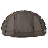 Fishing Tent 2-Person Brown Waterproof