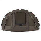 Fishing Tent 2-Person Brown Waterproof