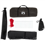 Fishing Tent 4-Person Brown Waterproof - Extra Image