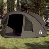 Fishing Tent 4-Person Brown Waterproof