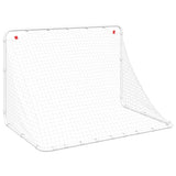 Soccer Goal White 122x81x81 cm Steel