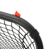 Soccer Goal with Net Red and Black 90x48x71 cm Steel - Close-Up Angle