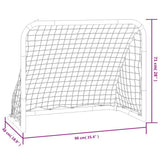 Soccer Goal with Net Red and Black 90x48x71 cm Steel - Low Angle
