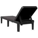 4-Way Height Adjustable Sun Lounger 155.5x57x28cm Polypropylene