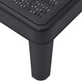 4-Way Height Adjustable Sun Lounger 155.5x57x28 cm Polypropylene - Low Angle