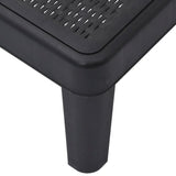 4-Way Height Adjustable Sun Lounger 155.5x57x28 cm Polypropylene - Low Angle
