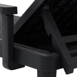 4-Way Height Adjustable Sun Lounger 155.5x57x28 cm Polypropylene - Extra Image