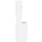 Kitchen Cabinet White 95x50x180 cm Engineered Wood