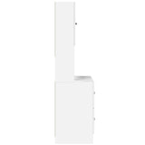 Kitchen Cabinet White 95x50x180 cm Engineered Wood - 45-Degree Angle
