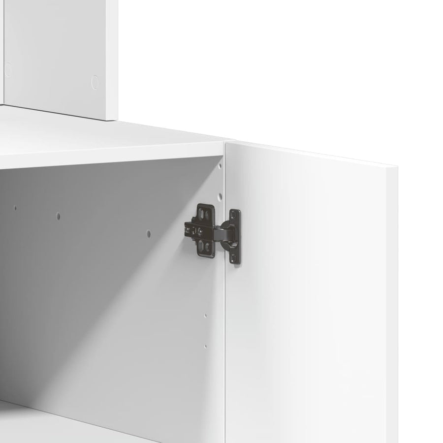 Kitchen Cabinet White 95x50x180 cm Engineered Wood