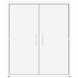 Sideboards 2 pcs White 60x31x70 cm Engineered Wood - 45-Degree Angle