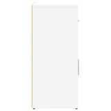 Sideboards 2 pcs White 60x31x70 cm Engineered Wood - Rear View