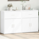Sideboards 2 pcs White 60x31x70 cm Engineered Wood