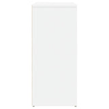 Sideboards 2 pcs White 60x31x70 cm Engineered Wood - Rear View