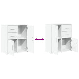 Sideboards 2 pcs White 60x31x70 cm Engineered Wood
