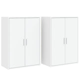 Sideboards 2 pcs White 60x31x84 cm Engineered Wood
