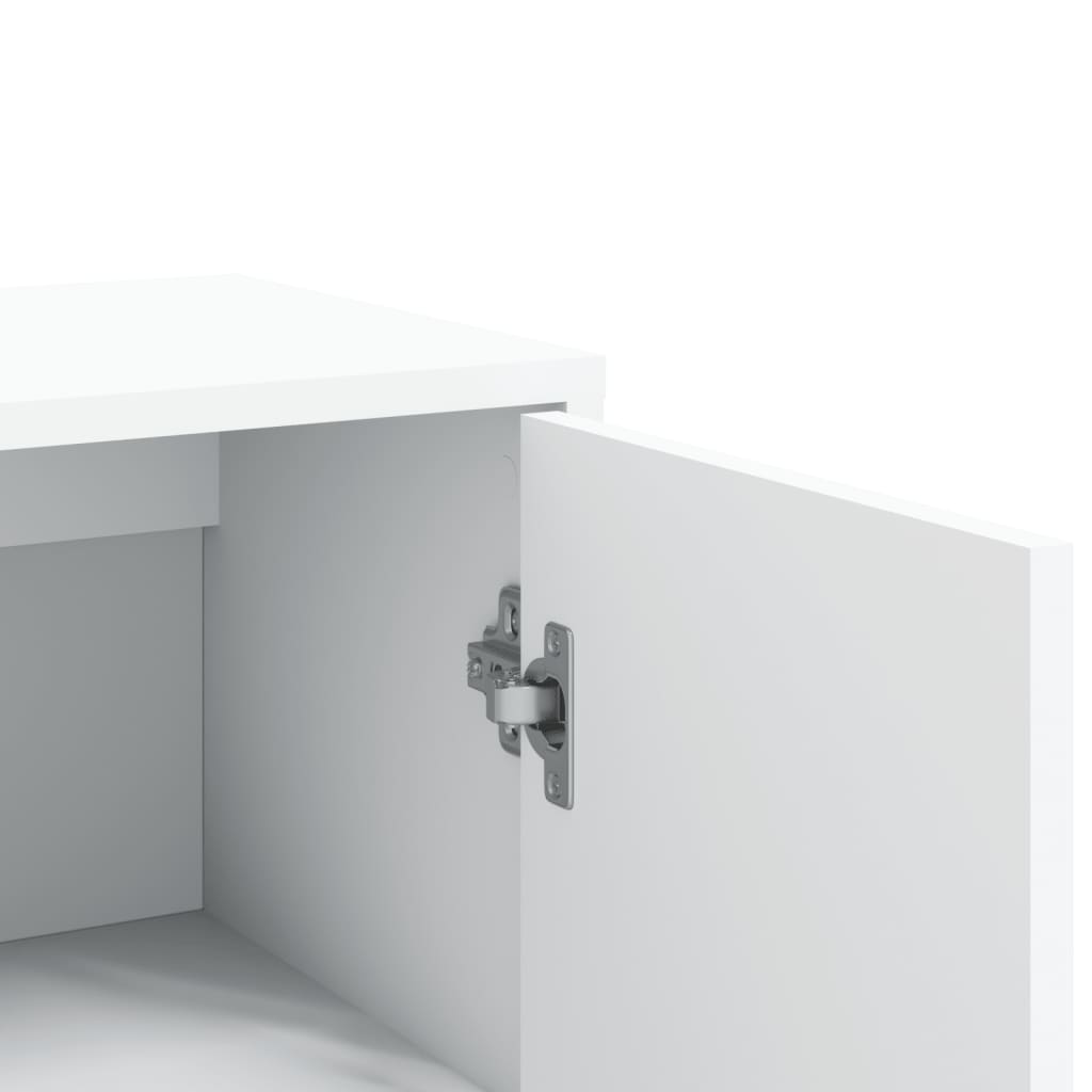 Sideboards 2 pcs White 60x31x84 cm Engineered Wood