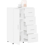 Sideboards 2 pcs White 60x31x84 cm Engineered Wood - 45-Degree Angle