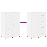Sideboards 2 pcs White 60x31x84 cm Engineered Wood