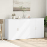 Sideboards 2 pcs White 79x38x80 cm Engineered Wood - Side View