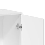 Sideboards 2 pcs White 79x38x80 cm Engineered Wood - Low Angle