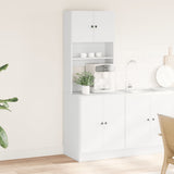 Kitchen Cabinet White 60x50x180 cm Engineered Wood - Side View