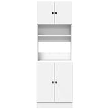 Kitchen Cabinet White 60x50x180 cm Engineered Wood - Top-Down View