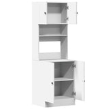 Kitchen Cabinet White 60x50x180 cm Engineered Wood - Close-Up Angle