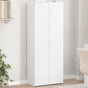File Cabinet White 60x32x153 cm Engineered Wood
