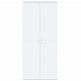 Highboard White 80x35x180 cm Engineered Wood