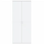 Highboard White 80x35x180 cm Engineered Wood