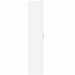 Highboard White 80x35x180 cm Engineered Wood