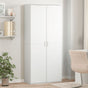 Highboard White 80x35x180 cm Engineered Wood