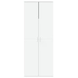 Highboard White 70x35x180 cm Engineered Wood - Side View