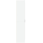 Highboard White 70x35x180 cm Engineered Wood