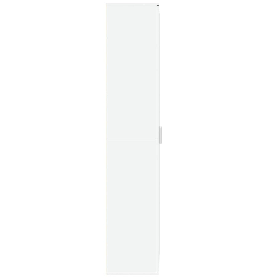 Highboard White 70x35x180 cm Engineered Wood