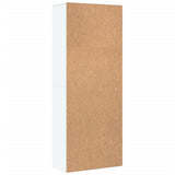 Highboard White 70x35x180 cm Engineered Wood