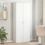 Highboard White 70x35x180 cm Engineered Wood