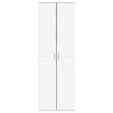 Highboard White 60x35x180 cm Engineered Wood