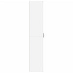 Highboard White 60x35x180 cm Engineered Wood