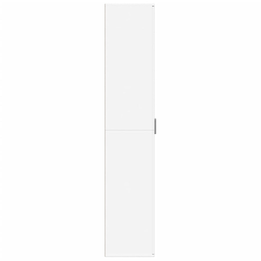 Highboard White 60x35x180 cm Engineered Wood
