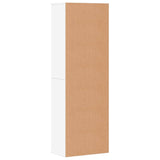 Highboard White 60x35x180 cm Engineered Wood