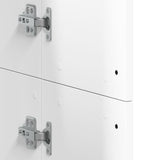 Highboard White 60x35x180 cm Engineered Wood