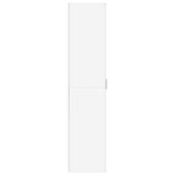 Shoe Cabinet White 80x39x178 cm Engineered Wood - Top-Down View