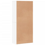 Shoe Cabinet White 80x39x178 cm Engineered Wood